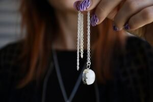 collar plata piedra luna
